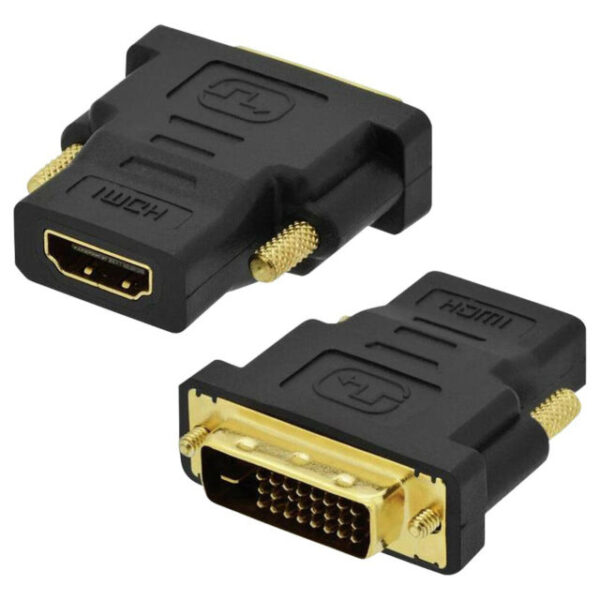 DVI auf HDMI Adapter, Bidirektional DVI(DVI-D) zu HDMI Adapter